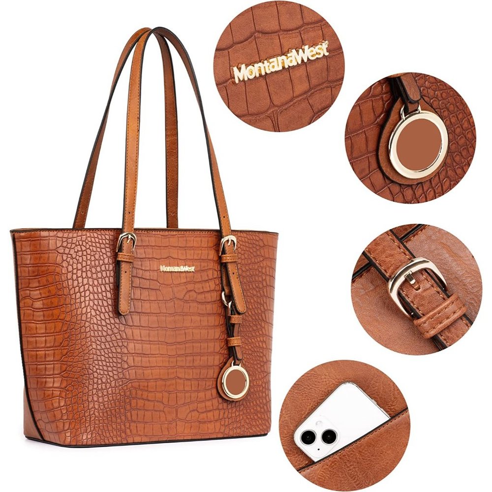 New Montana West Purses and Handbags for Women 3PCS Tote Purse and Walle… - Picture 16 of 16